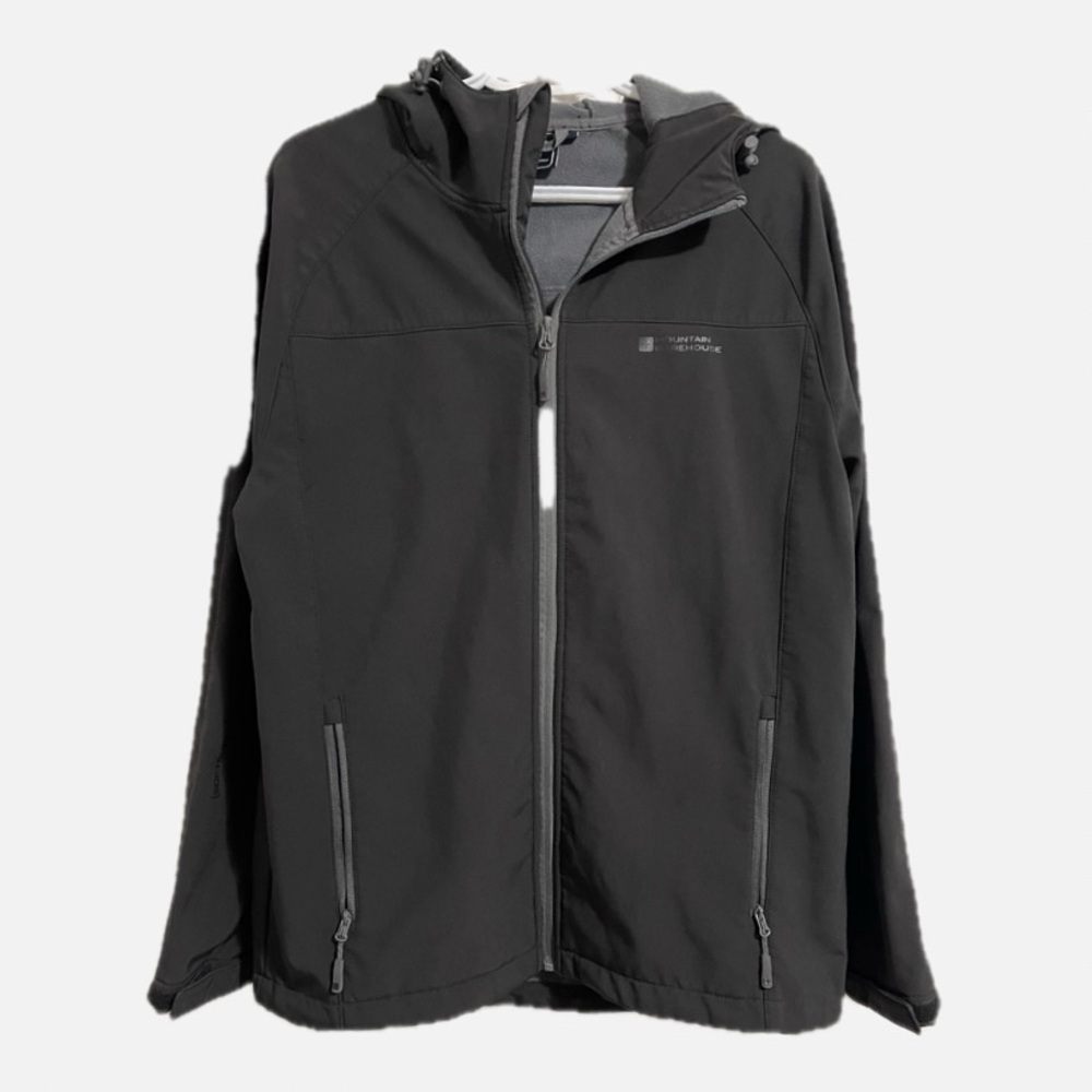 Mountain Warehouse Black Softshell Hooded Jacket